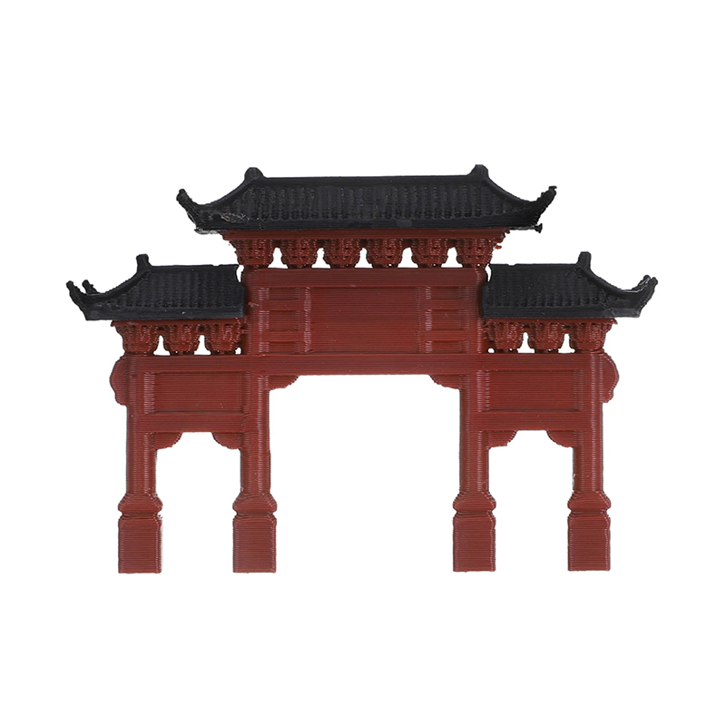 Aquarium Fish Japanese - Mini Archway Statue Ancient Building Model