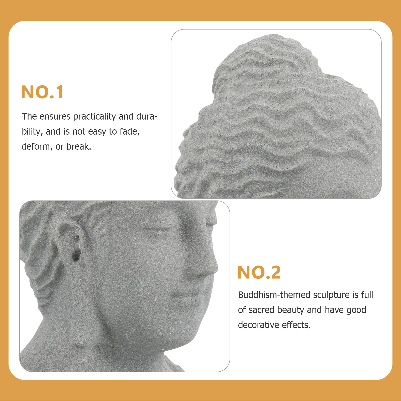 Aquarium Fish Usa - Meditating Buddha Head Statue for Fish
