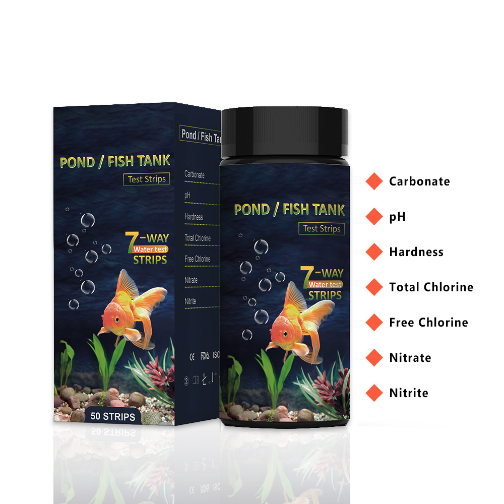 Aquarium Fish Saltwater - 7 in 1 Aquarium Test Strips,