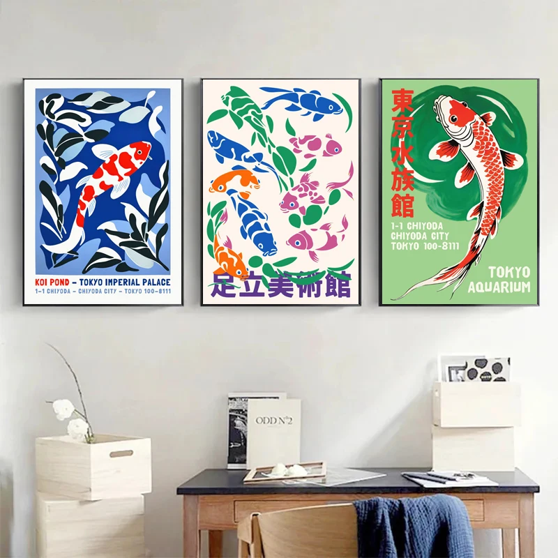 Retro Abstract Cartoon Japanes - đánh giá và giá Aquarium Fish Japanese