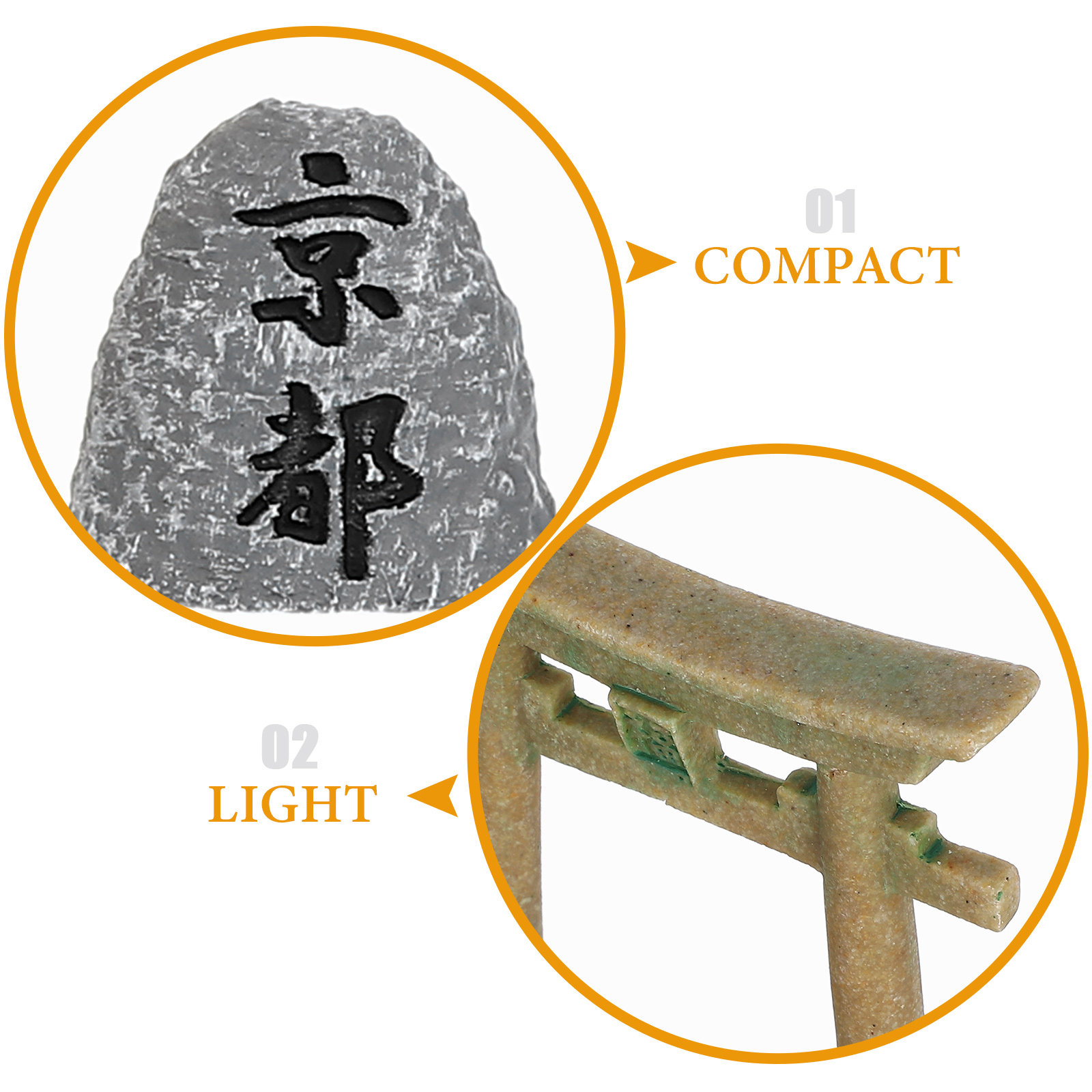 Miniature Japanese Torii Gate  - đánh giá và giá Aquarium Fish Japanese