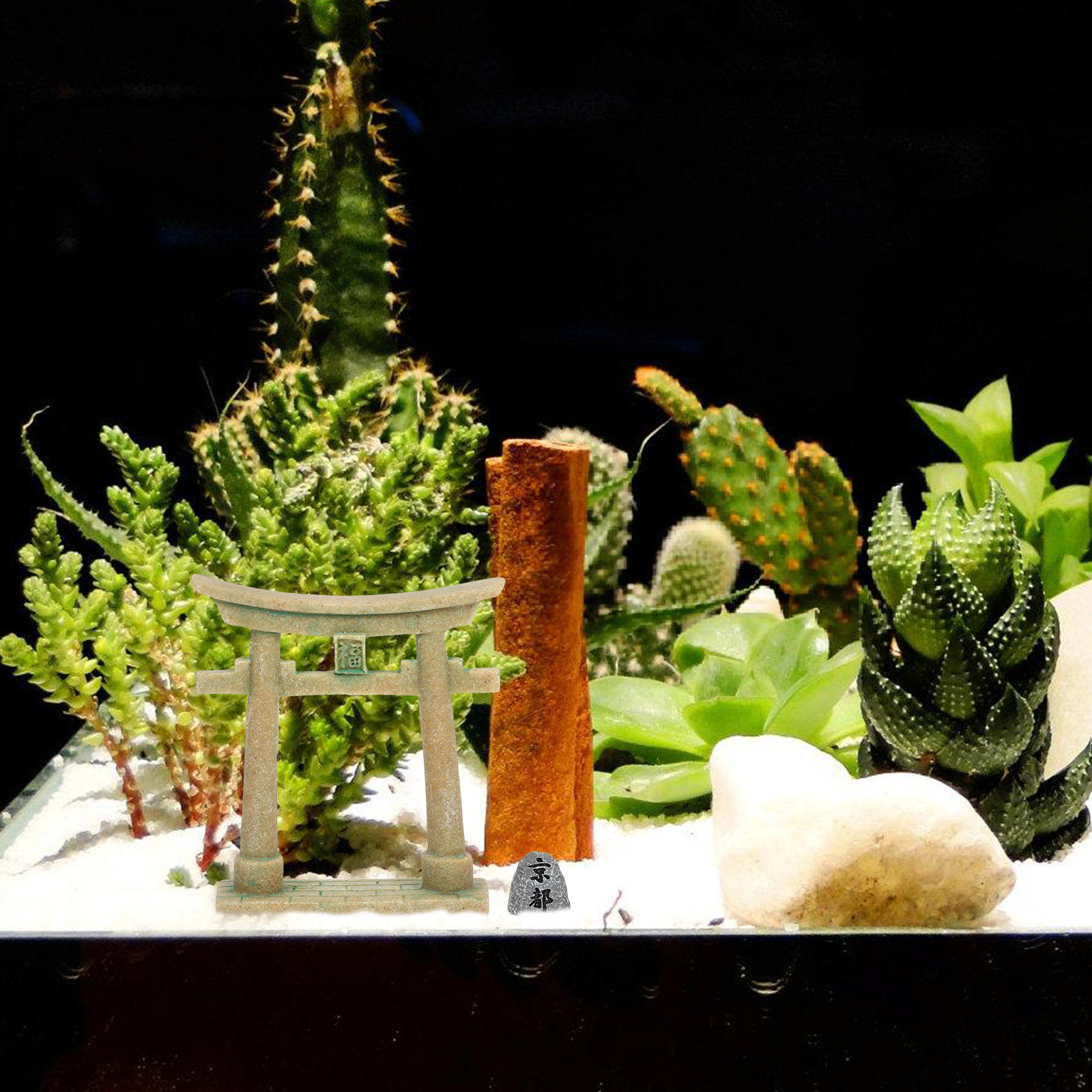Miniature Japanese Torii Gate  - đánh giá và giá Aquarium Fish Japanese