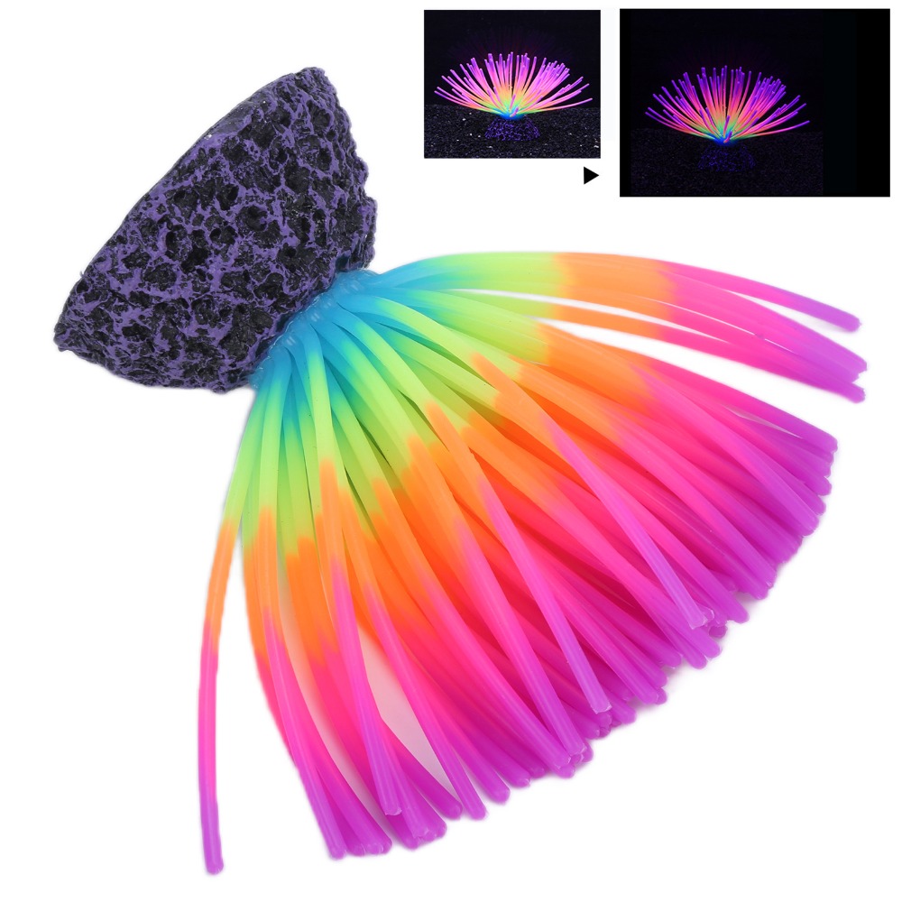 Colorful Aquarium Silicone Cor - đánh giá và giá Aquarium Fish Rainbow