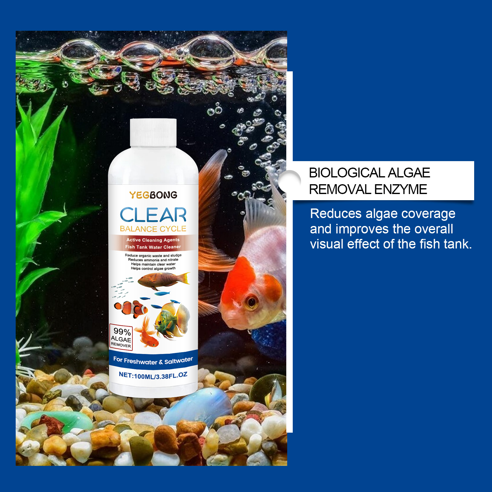 Aquarium Water Clarifier 100ml - đánh giá và giá Aquarium Fish Saltwater