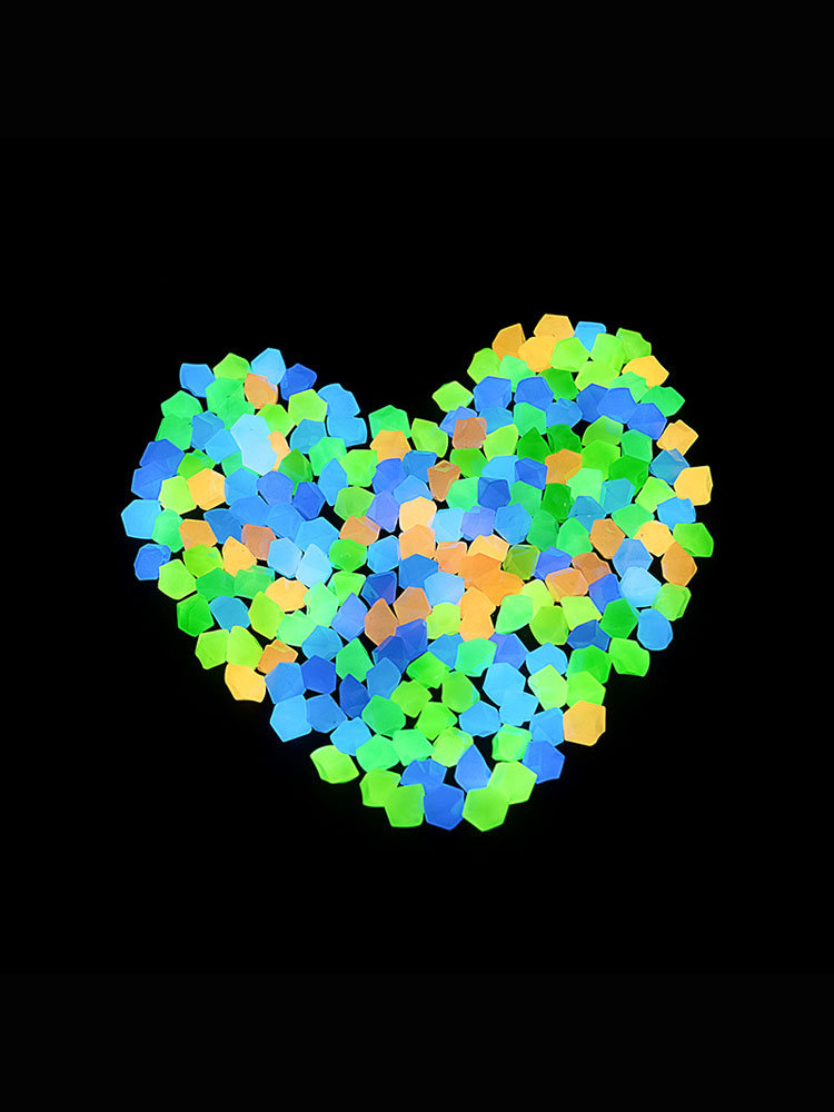 100pcs 14*11mm Dark Pebbles Pe - đánh giá và giá Aquarium Fish Glow In The Dark
