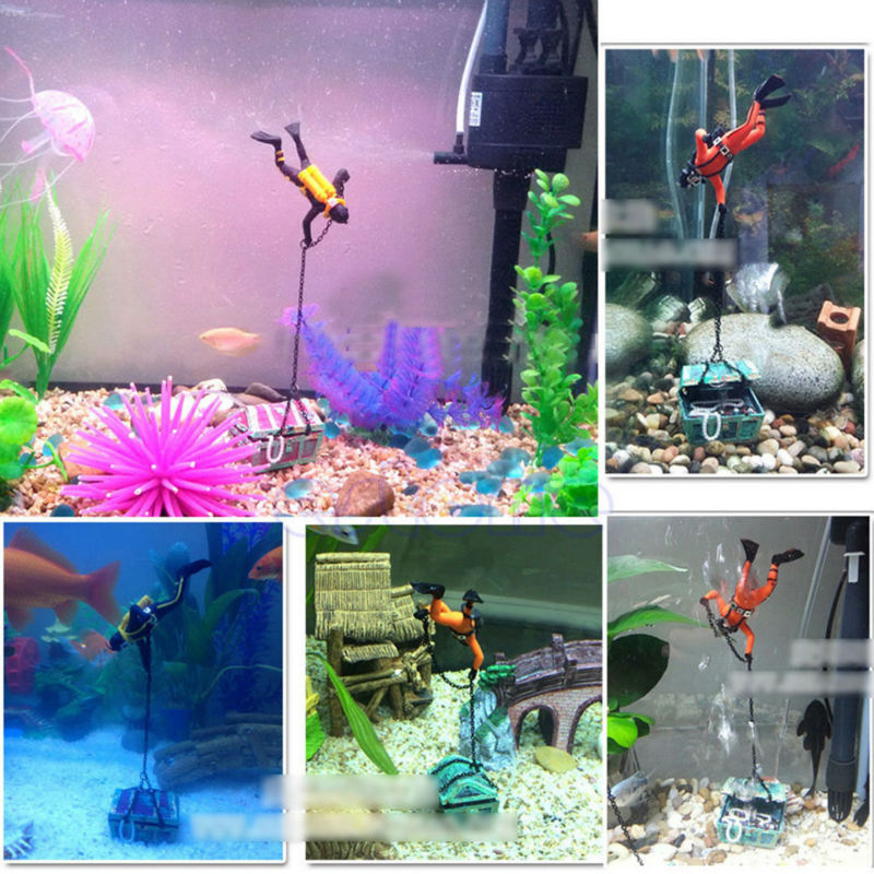 Treasure Frogman Aquarium Orna - đánh giá và giá Aquarium Fish Price