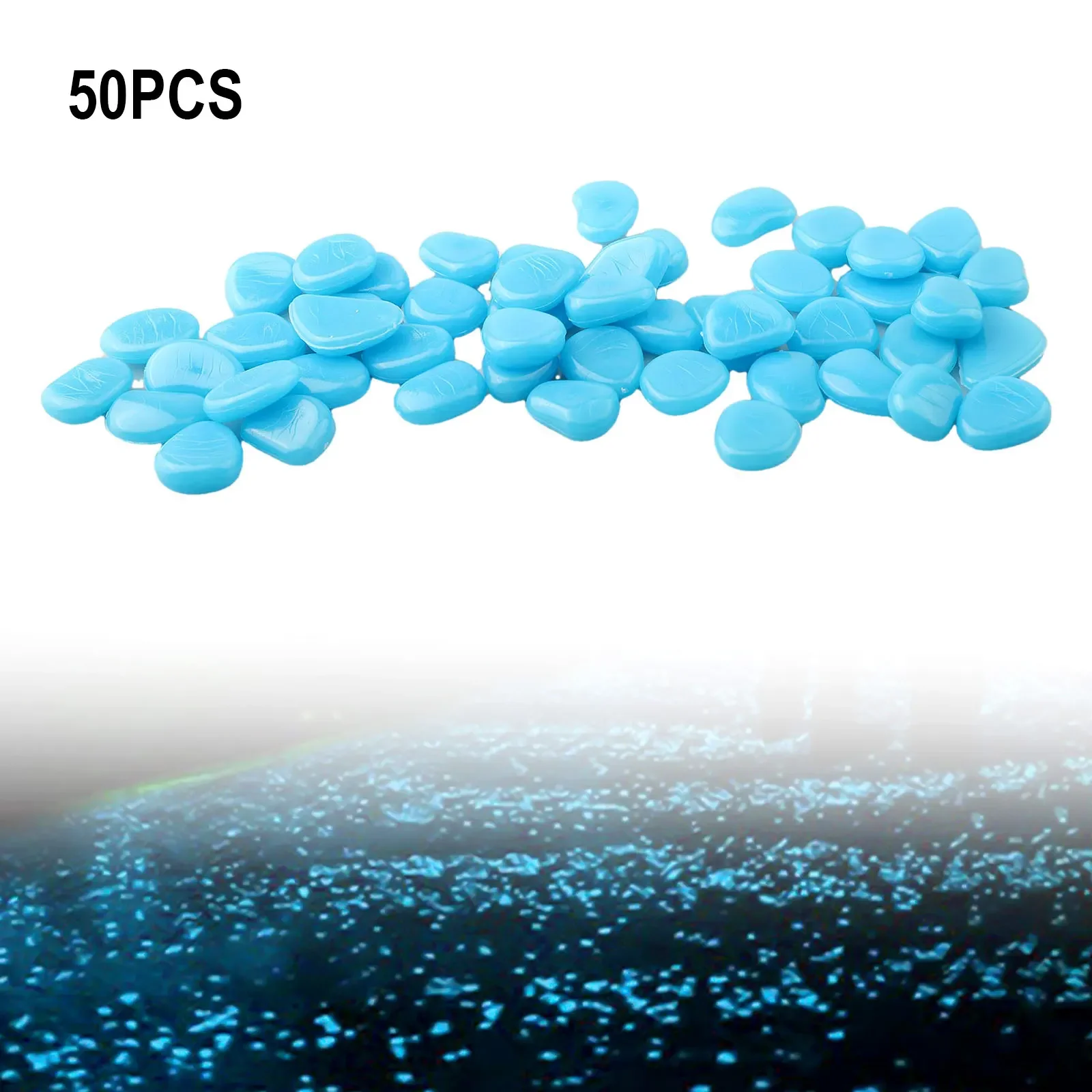50PCS/Set Glow In The Dark Peb - đánh giá và giá Aquarium Fish Glow In The Dark