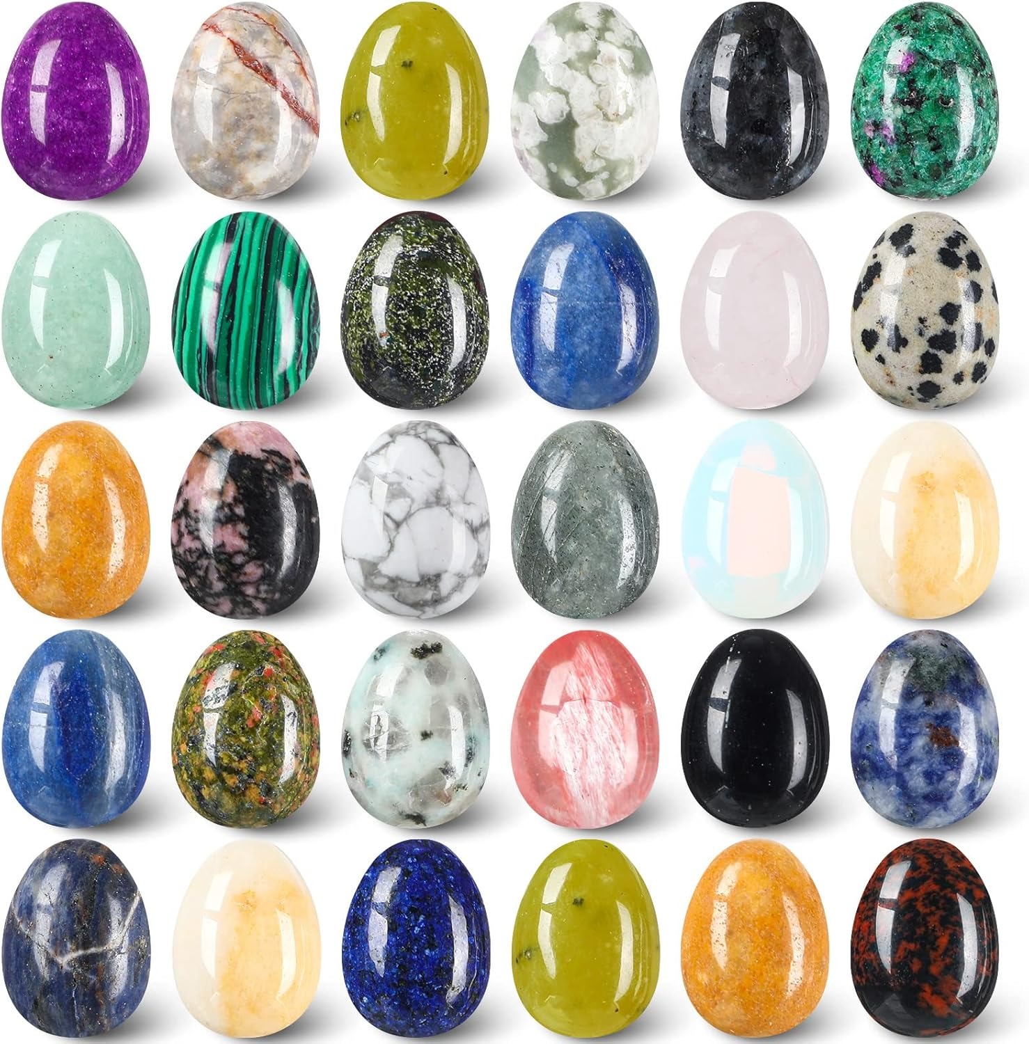 8  pcs natural crystal beads,  - đánh giá và giá Aquarium Fish Pot
