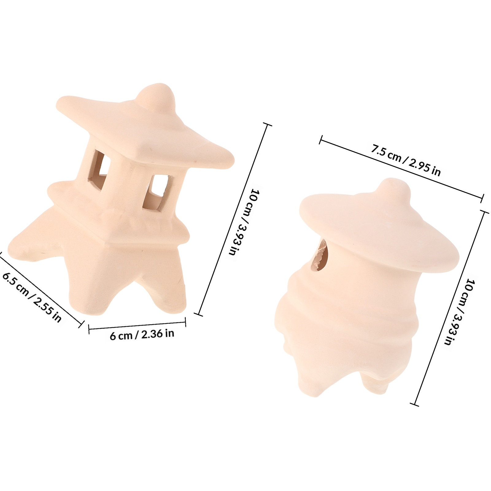 2Pcs Ceramic Fish Cave Betta F - đánh giá và giá Aquarium Fish Japanese