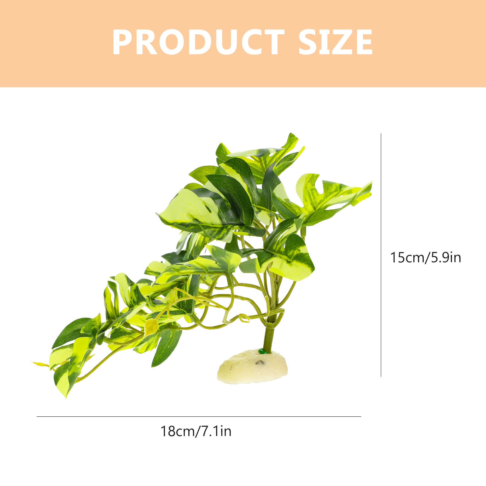 Realistic Resin Monstera Plant - đánh giá và giá Aquarium Fish Artificial
