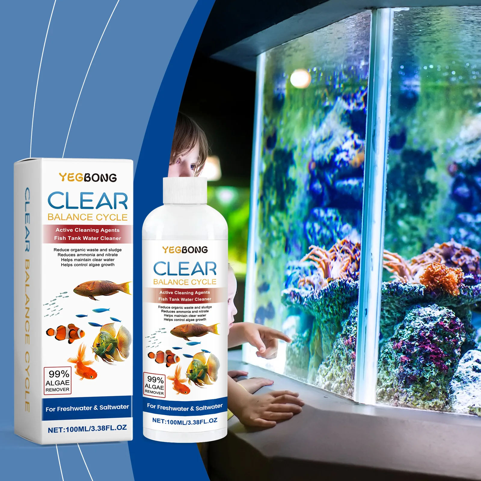 Algae Remover for Fish Tanks,  - đánh giá và giá Aquarium Fish House