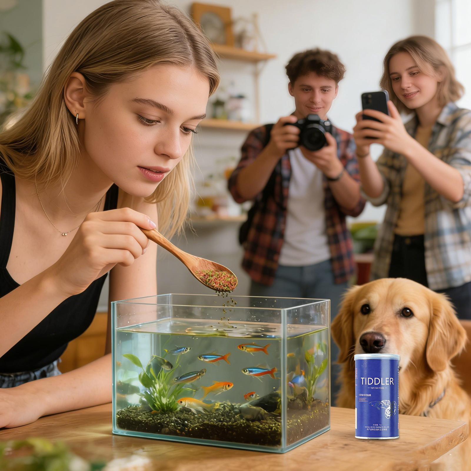 Fish Food Aquarium Feed Small  - đánh giá và giá Aquarium Fish Price