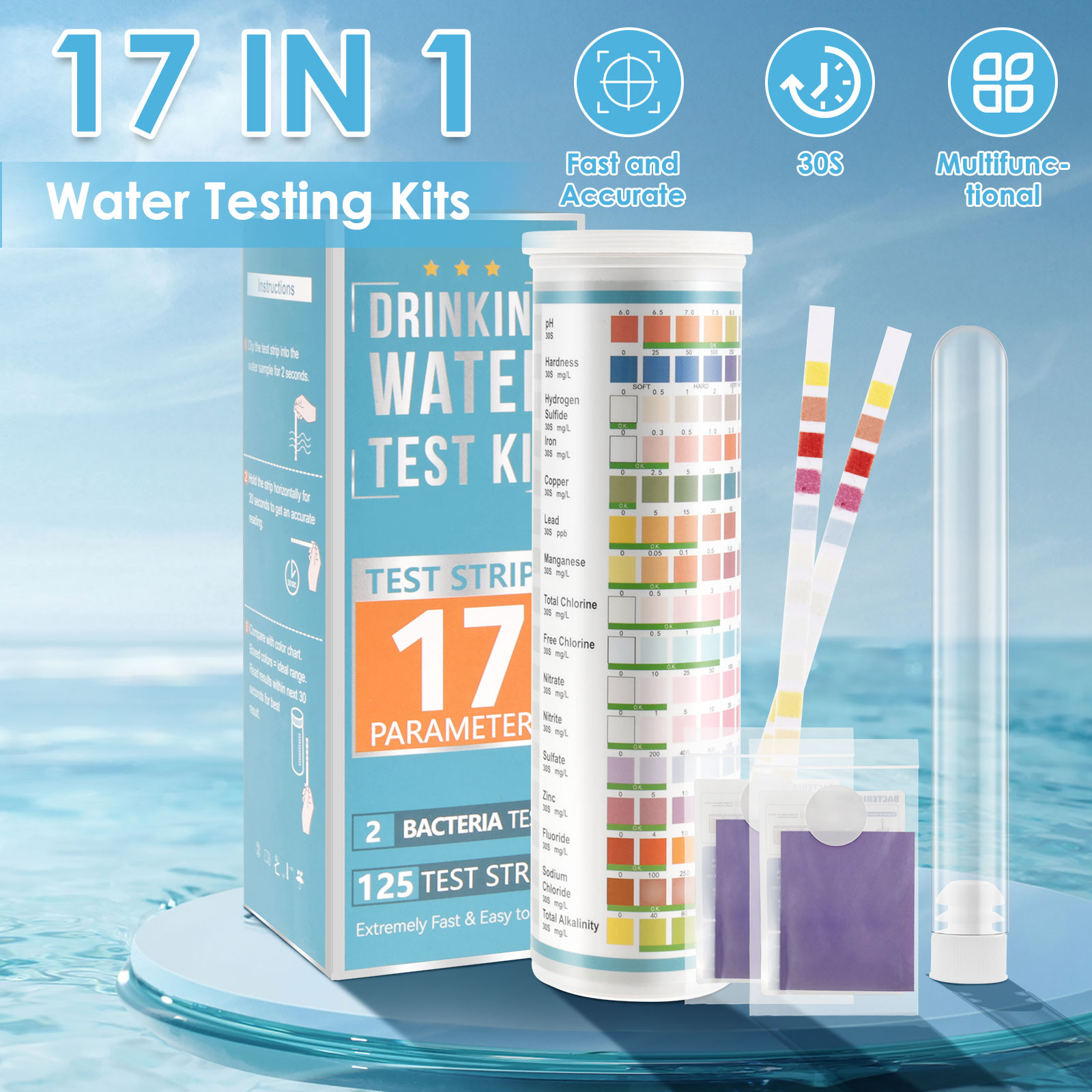 5-17 in 1 Aquarium Test Strips - đánh giá và giá Aquarium Fish Saltwater