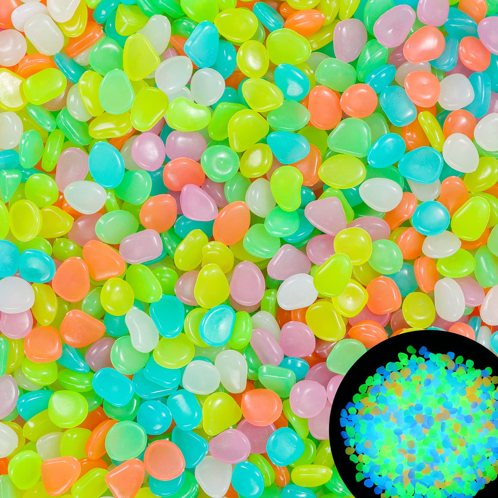 100Pcs Glow in the Dark Garden - đánh giá và giá Aquarium Fish Glow In The Dark