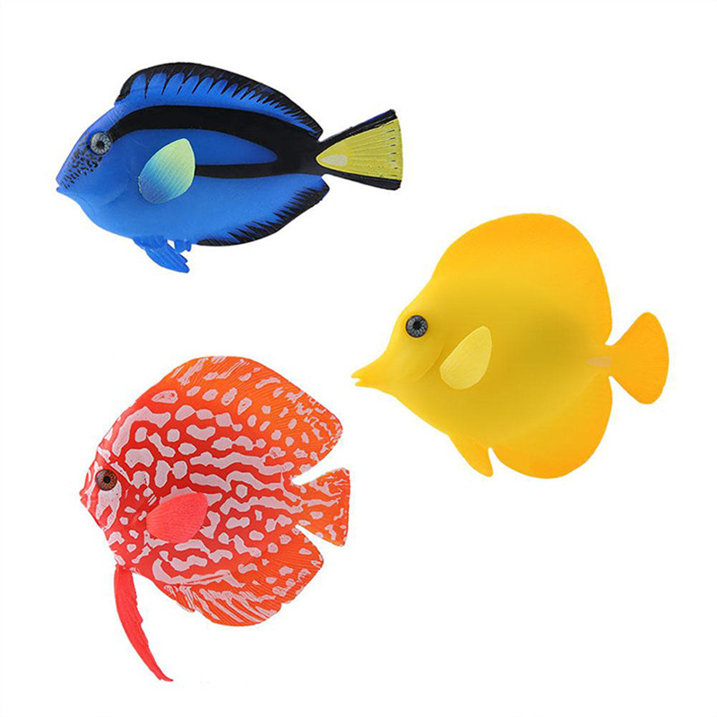 Glow in the Dark Luminous Sili - đánh giá và giá Aquarium Fish Glow In The Dark