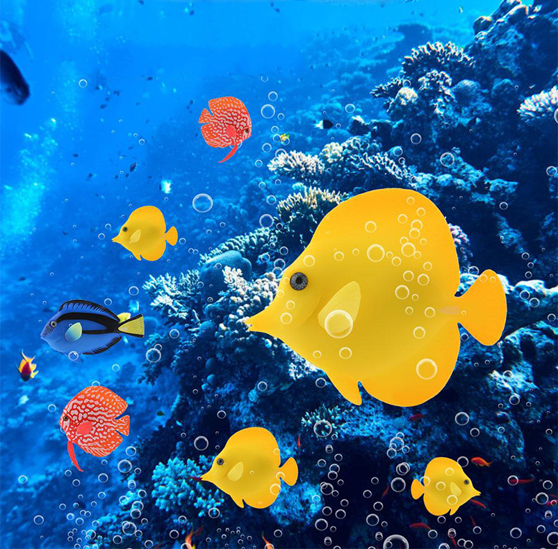 Glow in the Dark Luminous Sili - đánh giá và giá Aquarium Fish Glow In The Dark