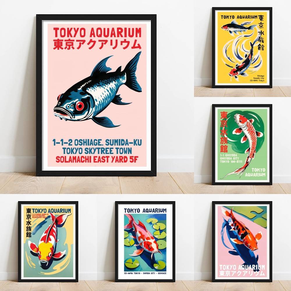 Tokyo Aquarium Koi Fish Paper  - đánh giá và giá Aquarium Fish Japanese