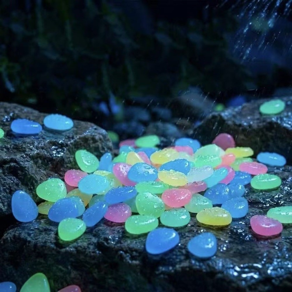 Resin Glow-in-the-Dark Garden  - đánh giá và giá Aquarium Fish Glow In The Dark