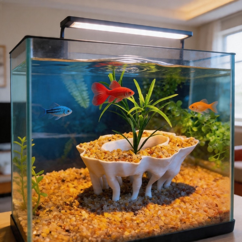 3D printed aquarium plants in  - đánh giá và giá Aquarium Fish Pot