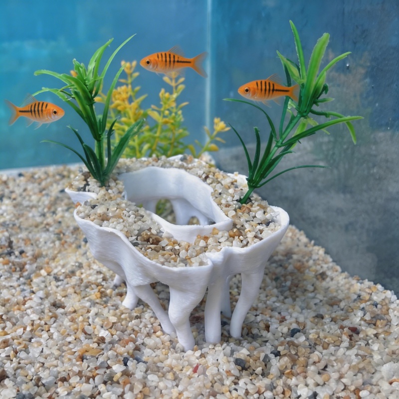3D printed aquarium plants in  - đánh giá và giá Aquarium Fish Pot