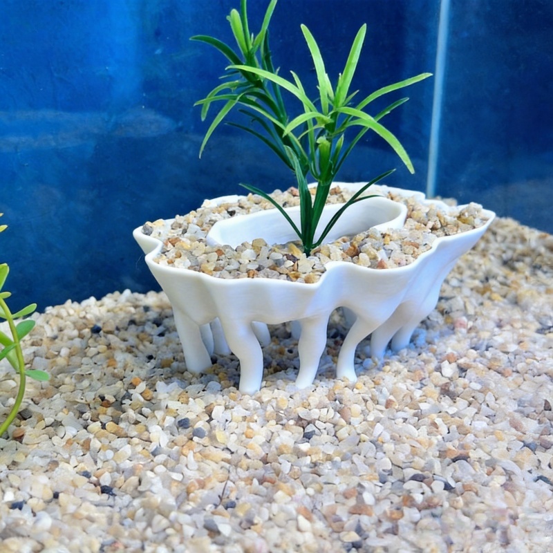 3D printed aquarium plants in  - đánh giá và giá Aquarium Fish Pot