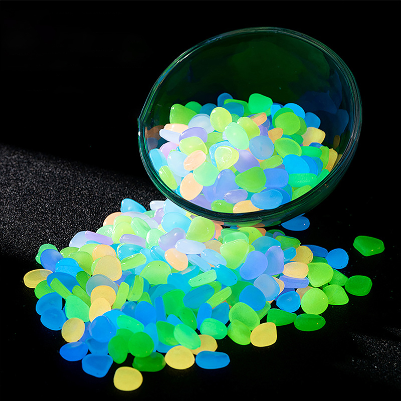 ● 100pcs Garden Decor Luminous - đánh giá và giá Aquarium Fish Glow In The Dark