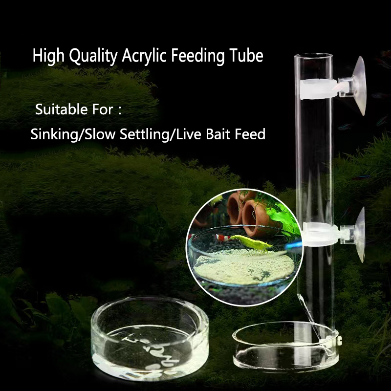 1Pcs Acrylic Aquarium Feeder T - đánh giá và giá Aquarium Fish Price