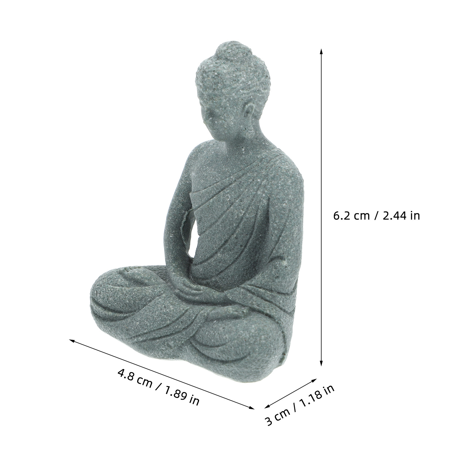 Mini Buddha Statue Resin Small - đánh giá và giá Aquarium Fish Usa